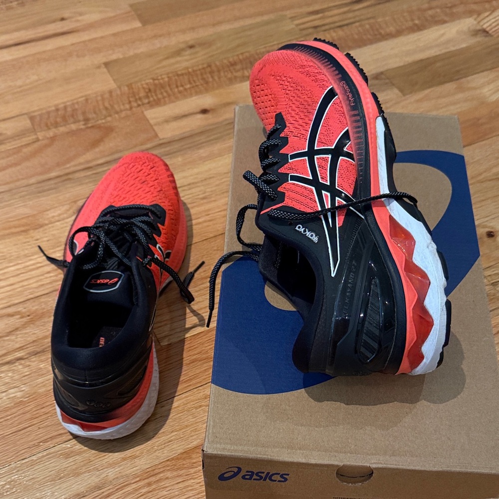 Asics mens Sneakers - Red and Black
